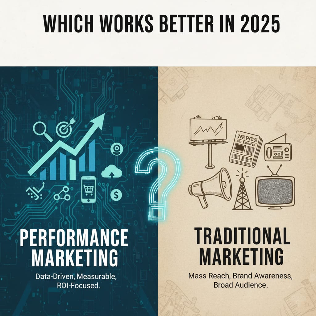 Performance Marketing vs Traditional Marketing Which Works Better in 2025